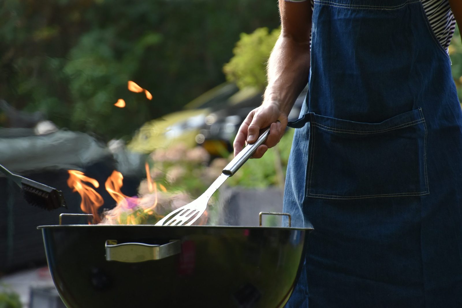 Grillat kött och grönsaker från Matmästarnas grillcatering.